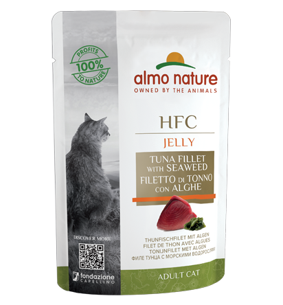 ALMO NATURE HFC Jelly Filetto di Tonno con Alghe