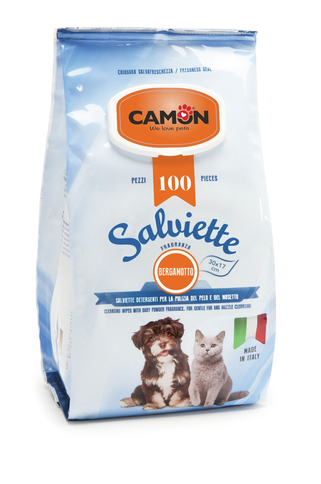 Camon Salviette al Bergamotto 100 pezzi