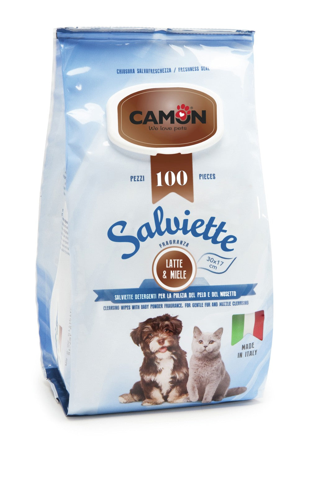 Camon Salviette Latte&Miele 100 pezzi