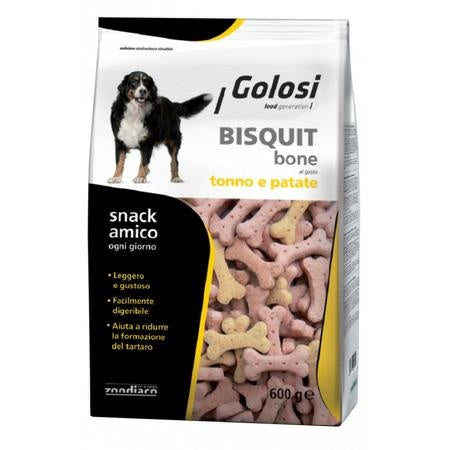 Golosi Bisquit Bone Tonno e Patate gr 600