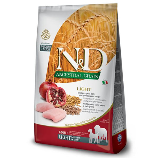 Farmina N&D Ancestral Grain Adult Light Medium/Maxi