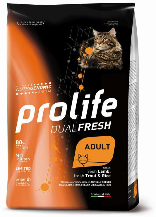 PROLIFE Gatto Dual Fresh Adult Agnello Trota e Riso