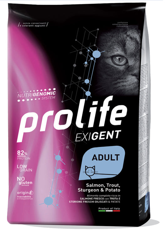 PROLIFE Extreme Gatto Salmone, Trota, Storione e Patate