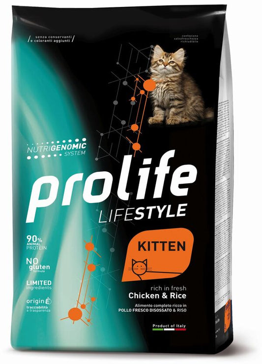 PROLIFE Lifestyle Pollo e Riso Gattino