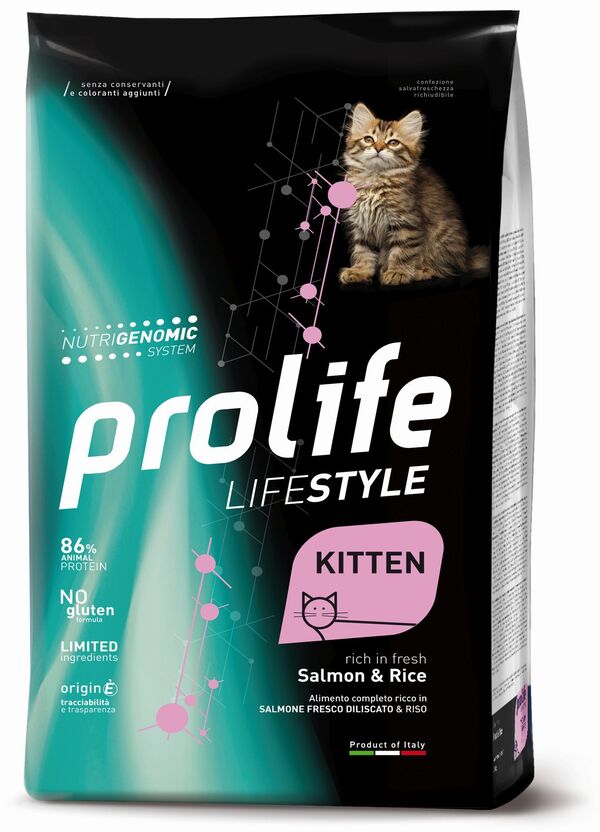 PROLIFE Lifestyle Gattino Salmone e Riso