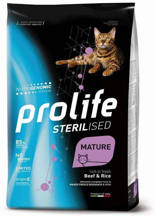 PROLIFE Sterilised Mature Manzo e Riso