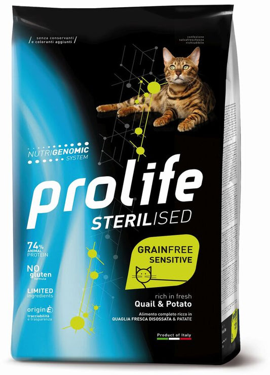 PROLIFE Sterilised Grain Free Gatto Quaglia e Patate