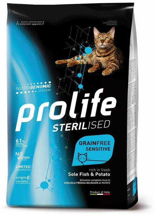 PROLIFE Sterilised Grain Free Adult Sogliola e Patate