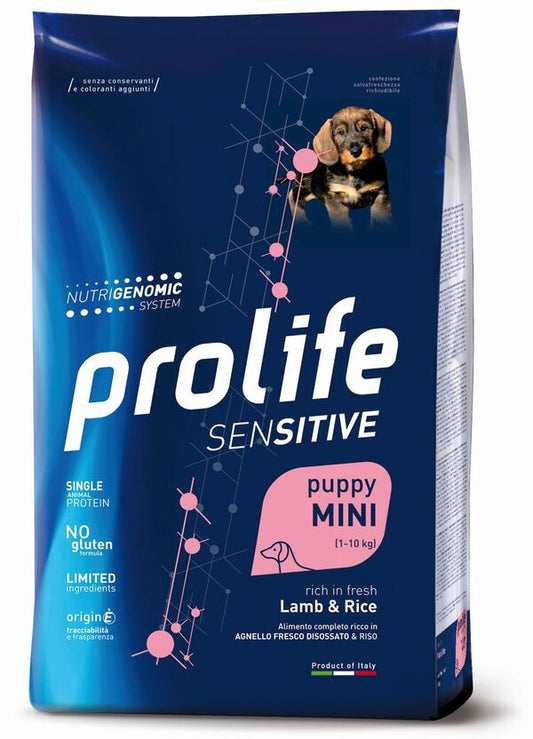 Prolife Cane Sensitive Puppy Mini Agnello e Riso