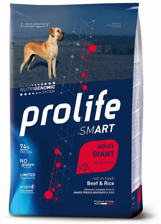 Prolife Cane Smart Adult Giant Manzo e Riso