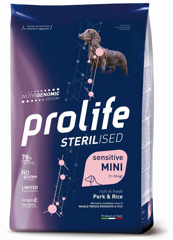 Prolife Cane Steralized Adult Mini Maiale e Riso