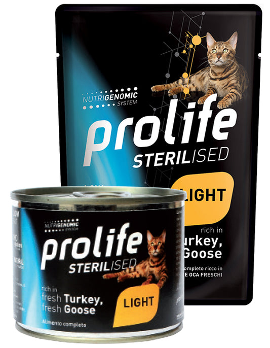 PROLIFE Gatto Sterilised Grain Free Tacchino e Oca Umido